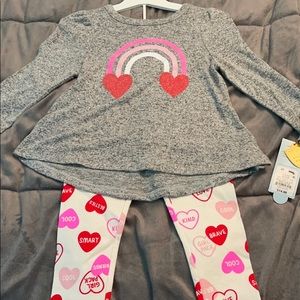 NWT Cat & Jack Girls 2 PC Set